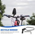 thumbnail image 3 of STRANDCHIC Road Bike Rear View Mirror Black Handlebar Mount Clear Wide Angle View, 3 of 6