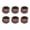 Coffee 6pcs, variant on Ruanlalo Wood Napkin Rings Rustic Napkin Holders Reusable Napkin Rings for Dinner Party Wedding Christmas Home Farmhouse Decor