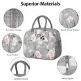 thumbnail image 4 of Womens Pioneer Flower Floral Print Pattern Lunch Box for Work,Insulated Lunch Bag for Women,Loncheras Para Mujer,Leakproof Adult Lunch Bag for Work,Beach,Travel,Picnic,Camping, 4 of 7