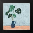 thumbnail image 2 of Vess, June Erica 15x15 Black Modern Framed Museum Art Print Titled - Parlor Monstera II, 2 of 5