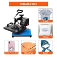 thumbnail image 6 of Heat Press, 12x10Inch T-Shirt Press Machine, T-shirt Press Heat Press 30x23cm Printing Machine Heat Transfer Sublimation Machine for T-shirts, 6 of 10