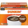 Dunkin Donuts Original Blend K-Cups (72 Ct.) (Pack Of 2)