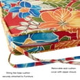 thumbnail image 6 of Greendale Home Fashions 18 x 18 in. Aloha Red Outdoor Dining Seat Cushion (4-Pack), 6 of 6