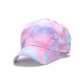 thumbnail image 2 of SuTry Kids Print Baseball Cap Adjustable Child Sun Hat Breathable Cute Tie-Dye Sun Protection for Kids 4-10 Years Outdoor Baseball Cap, 2 of 3
