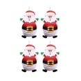 thumbnail image 1 of Decoraciones navideñas, guirnaldas colgantes de papel, papel crepé, colgante decorativo divertido para techo, celebración de año Nuevo, puerta de , Papá Noel, 1 of 8