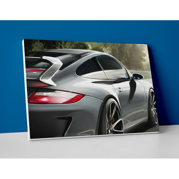 Porsche 997 GT3 Poster or Canvas Wall Art