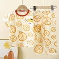 thumbnail image 2 of CAUYDY Toddler Baby Girl Boy Summer Clothes Set Kid Outfits Short Sleeves T-Shirt Tops + Shorts Cute Outfits Set For Kids Girls 2t 3t 4t 5t 6t 7t 8t 9t 10t (Sizes 7-8 Years,D1-Yellow), 2 of 5