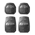 thumbnail image 4 of Alfombrillas impermeables de PVC para coche, resistentes, juego de 4 piezas, resistentes a las manchas, universales, delanteras y traseras Cola Alfombrillas de automoción, 4 of 8