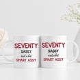 thumbnail image 2 of Funny 70th Birthday Gifts for Women - Funny 70th Birthday Gifts for Mom Sister Grandma Aunt Wife Cousin Daughter Coworker Friend - 11oz Coffee Mug, 2 of 6