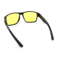 thumbnail image 6 of Xloop Night Driving Vision Classic Large Biker Style Wrap Around Plastic Sport Sunglasses Black Camouflage, 6 of 6
