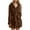 Brown, variant on Mrasaso Womens Fuzzy Robe Mid Length Bathrobe Belted Soft Bath Robes Fleece Plush Robe with Pockets Fall Winter Spa Robes on Clearance