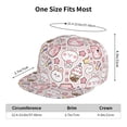 thumbnail image 4 of Kdxio Cute Rabbit Print Snapback Hat for Men Women,Adjustable Baseball Cap, 4 of 7