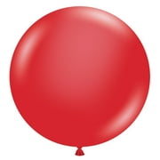 36 inch JUMBO Crystal Red TUFTEX Latex Balloon (1 Pack) - Party Supplies Decorations