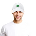 thumbnail image 2 of DALIX Four Leaf Clover Hat Baseball Cap St. Patrick's Day Cotton Caps White, 2 of 7