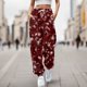 thumbnail image 1 of WILLBEST Pantalones Deportivos Casuales y elegantes para Mujer: Cómodos Pantalones Deportivos de Cintura Alta con Bolsillos para Navidad y Uso Diario. Chica, 1 of 3