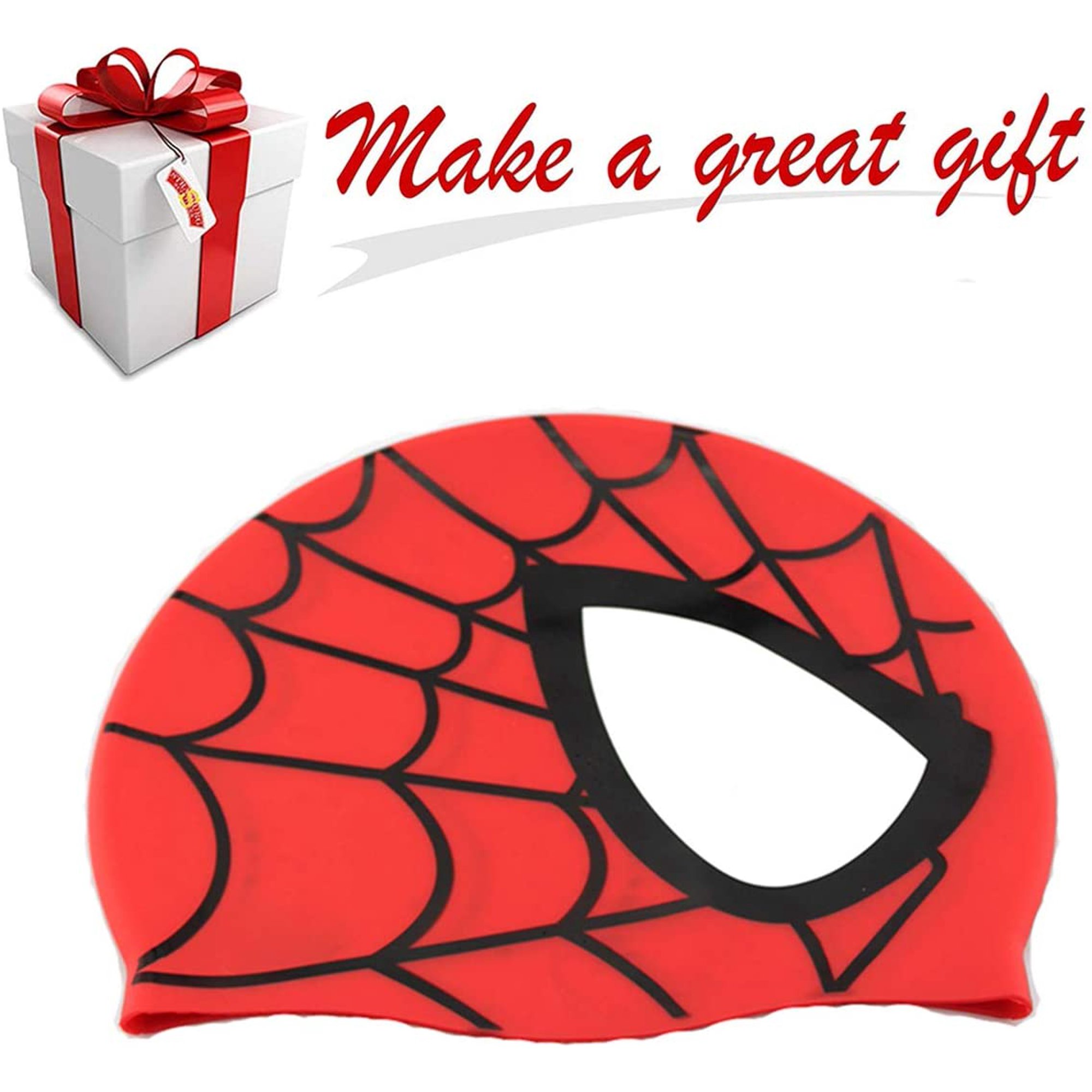 Bonnet De Natation Enfant Silicone Motif Araignée - Lot De Bonnets De Bain Imperméables Unisexe