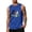 Blue, variant on Uwinwear Mens Sleeveless Tank Tops Graphic Crew Neck Casual Sleeveless Shirts Summer Beach Palm Tree Printed Vintage Hawaiian Vest,Army Green,XL