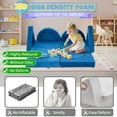 thumbnail image 5 of FKS LIFE 14Pcs Modular Kids Play Couch Toddler Foam Sofa for Fort Building, Climbing & Indoor Play, Convertible Sectional Furniture for Playroom, 5 of 8