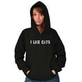 thumbnail image 4 of I Like Cats Funny Feline Pet Lovers Hoodie Sweatshirt Women Men Brisco Brands S, 4 of 6