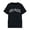 A-Black156, variant on XIAONU Women's Letter Print T-Shirt Oversized Short Sleeve Crew Neck Pullover Tee Breathable Trendy Everyday T-Shirts