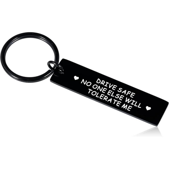 Christmas Stocking Stuffers for Women Men Adults Drive Safe Keychain for Boyfriend New Driver Gift for Men Anniversary Xmas Gift for Husband From Wife Birthday Gifts for Lover  Gifts for Him