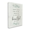 thumbnail image 3 of Stupell Industries Inspirational Beautiful World Botanical Typewriter Text Phrase Graphic Art Gallery Wrapped Canvas Print Wall Art, Design by Mollie B., 3 of 7