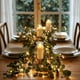 thumbnail image 5 of Guirnalda de Luces de Árbol Parpadeante con Led Blanco Cálido, Funciona con Pilas para Dormitorio, Sala de Estar, Bodas, Interiores y Exteriores | Hojas Artificiales de Olivo Natural | Decoración y R, 5 of 7