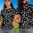 thumbnail image 4 of Binienty Golf Club His and Hers Matching Outfits with Quarter Zip Classic Fit Short Sleeve Couples Matching Golf Shirts Athletic Tops for Workout Sports Daily Wear, 4 of 7