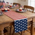 thumbnail image 4 of 4th of July Decorations - Patriotic USA Stars Table Runner for Home | Memorial Day Decorations - 250th Anniversary Fourth of July Accessories Decor Party Supplies Indoor Outdoor, 4 of 6