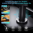 thumbnail image 6 of HOIFA 4 In 1 Retractable Fast Car Charger with iPhone and Type C Cord 2.6ft, Dual USB Ports, RGB Light, for SUV RV Truck, Car Accessories for Women Men, Gray, 6 of 8