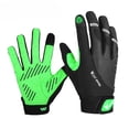 thumbnail image 1 of WEST BIKING Cycling Gloves Full Finger Bicycle Gloves Biking Gloves Breathable Shock-Absorbing Anti-Slip Gloves Support Screen Touching for Riding Climbing Fishing, L, 1 of 8