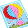 thumbnail image 2 of Kit d'Art d'Ampoule Adhésive Colorée pour Enfants Ensemble d'Activités d'Autocollants Jouet d'Apprentissage Précoce, 2 of 8