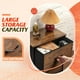 thumbnail image 5 of Mesita de noche WLIVE con muebles de dormitorio de 2 cajones, 5 of 8