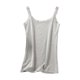 thumbnail image 2 of Puntoco Blusas sin mangas para mujer, blusas casuales de moda para mujer, blusas de cuello redondo sin mangas con encaje y retazos para mujer, blusas sin mangas, 2 of 3