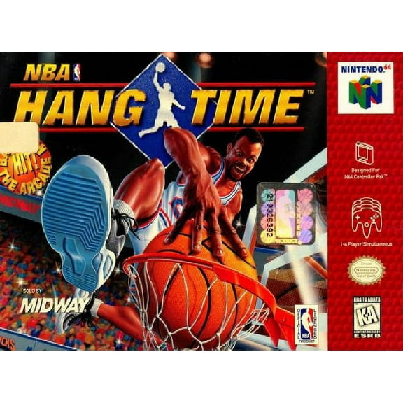 Restored NBA Hangtime (Nintendo 64, 2001) Basketball Game (Refurbished)