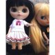 thumbnail image 1 of Ropa de plisada escolar para muñeca ACCS "- rosa, se describe blanco CUTICAT Falda plisada de muñeca, 1 of 8