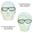 thumbnail image 3 of Bikershades Motorcycle Riding Glasses Wrap Sport Chrome Mirror Clear Men Women, 3 of 4