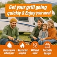 thumbnail image 5 of 120 PCS Fire Starter – Natural Wax & Sawdust Wood Igniters for Grill, Fireplace, Camping Accessories, BBQ, and Cooking – All-Weather, 10 Min Burn, 5 of 5