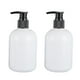 thumbnail image 3 of 4 botellas dispensadoras vacías de champú y acondicionador de 350 ml. Bomba negra, 3 of 9