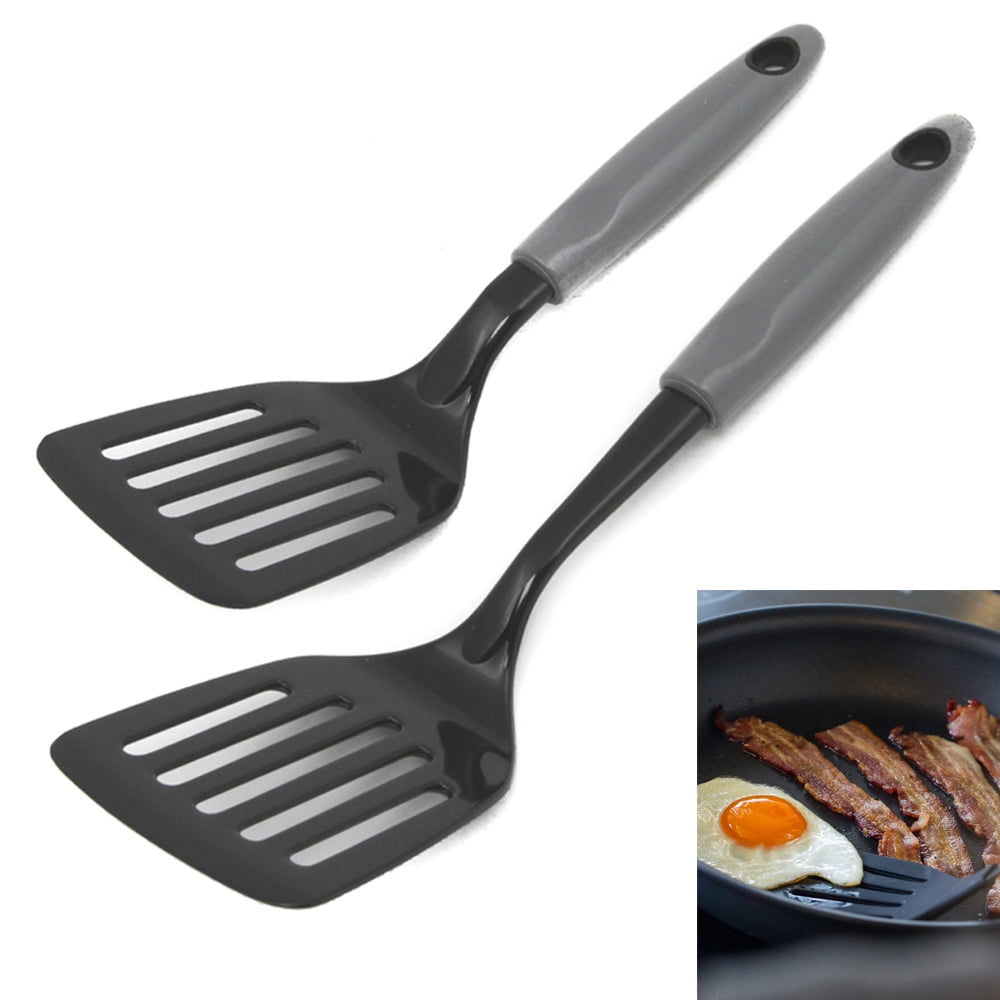 Silicone Cooking Spatula Turner, Heat Resistant Large Silicone Slotted  Spatula Solid Spatulas for No…See more Silicone Cooking Spatula Turner,  Heat