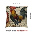 thumbnail image 4 of nygtbtfer Throw Pillow Covers Farm Feed Home Décor Linen Throw Pillow Case Cushion Cover Set of 2 ( Poultry Chicken) White, 4 of 7