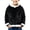 Black, variant on Ruyang Boys Girls Christmas Pullover Hoodies Kids Velvet Fleece Hooded Sweatshirts Fuzzy Trim Y2K Trendy Hoodies