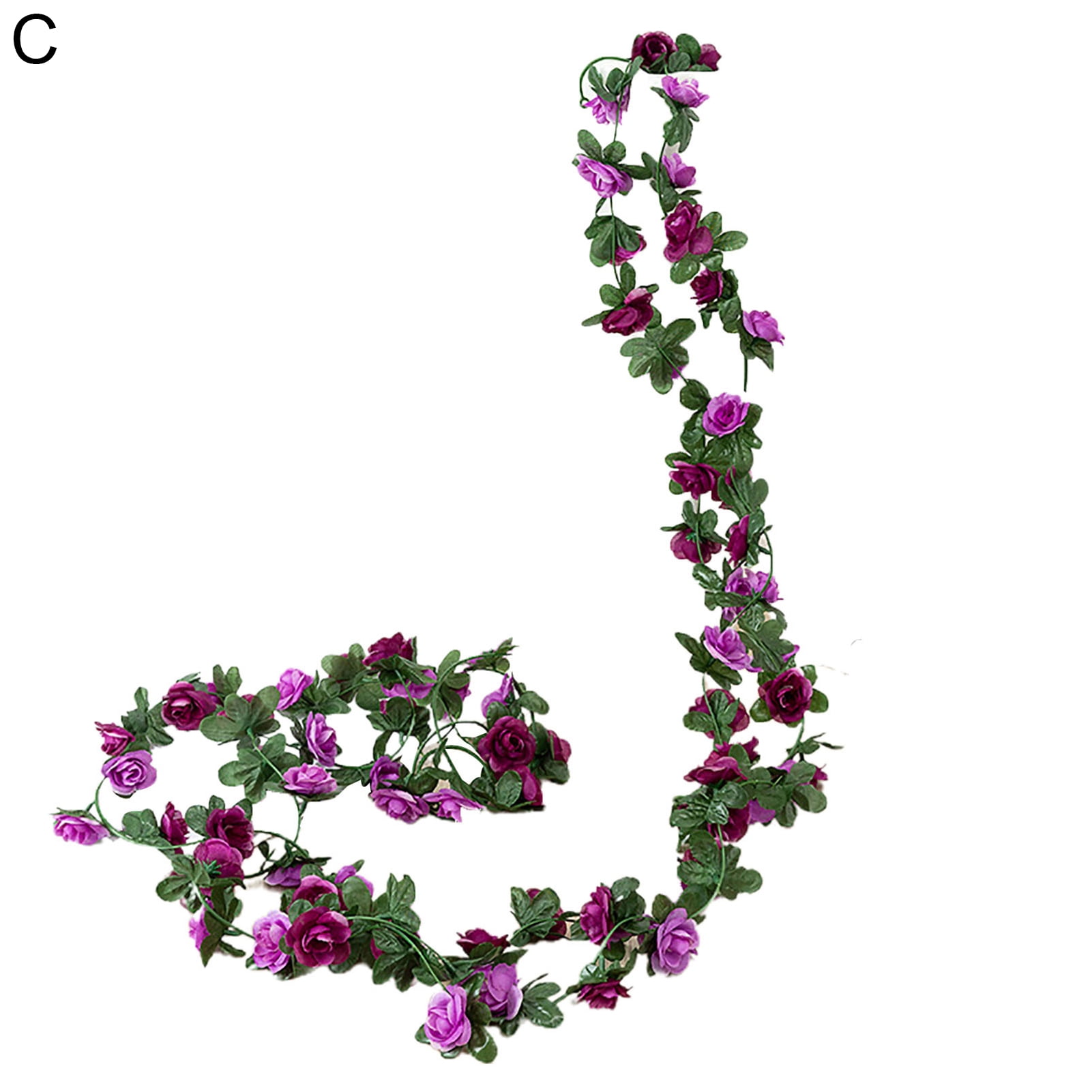 1 Stripe Fake Flower Rattan Flexible Romantic Colorfast Wedding