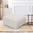 thumbnail image 7 of Meridian Furniture Arc Cream Boucle Fabric Ottoman, 7 of 7