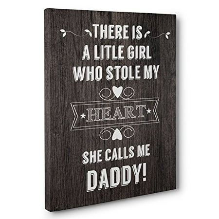 Father S Day Gift Call Daddy Canvas Wall Decoration Dark Wood Background Father S Day Gift Call Daddy Canvas Wall Decoration Dark Wood Background