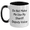 White/Black, variant on Sheriff Deputy Humor Gifts from Men to Sheriff Deputy with Funny Quote Two Tone Coffee Mug, Mother's Day Unique Gifts for Women