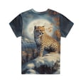 thumbnail image 4 of Byoo Summer Vivid T Shirt for Toddler Boys Leopard Animal Print Raglan Casual Short Sleeve Tops, 4 of 4