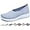 Grey, variant on Women's Breathable Mesh surface shoes: Wide-Fit foot arch pad Walking Shoes All-Day Comfort  - Summer Casual Footwear for Standing Work