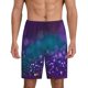 thumbnail image 1 of Fotbe Purple and Green Glitter Pantalones Cortos de Pijama para Hombre, Ropa de Dormir, Pantalones de Pijama Cortos para Hombre-X-Large, 1 of 6