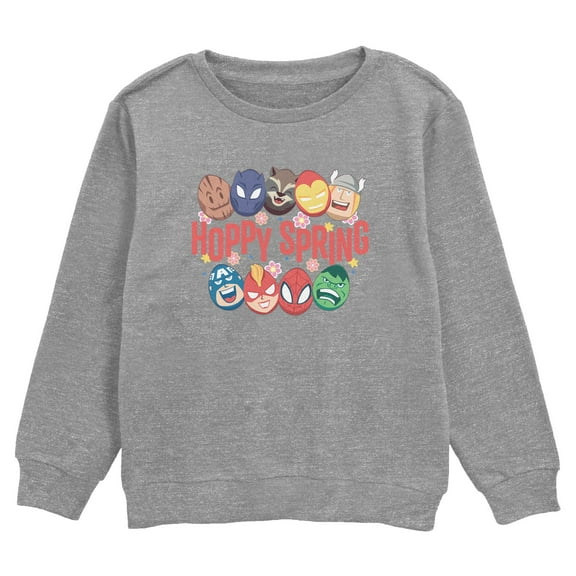 Boy's Marvel Hoppy Egg Hunt Sweatshirt